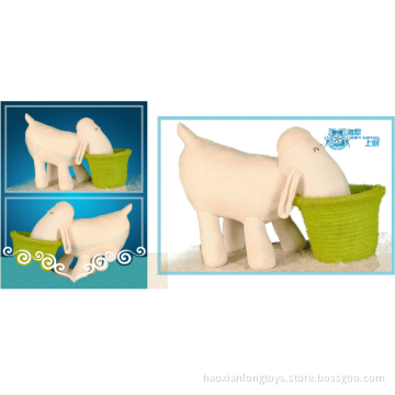 White Plush Hippo toys